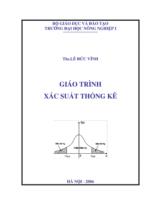 GIÁO TRÌNH XÁC SUẤT THỐNG KÊ 