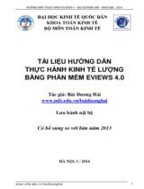 Tài liệu kinh tế lượng  Kinh tế lượng