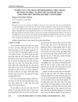 Nghiên cứu ứng dụng mô hình phòng thực hành kế toán ảo 